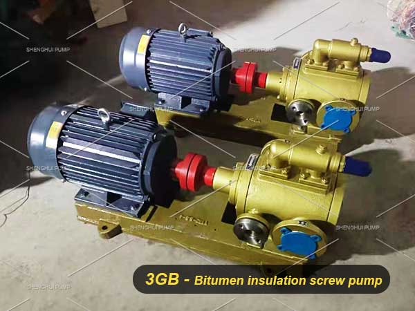 3GB Bitumen Insulation Screw Pump