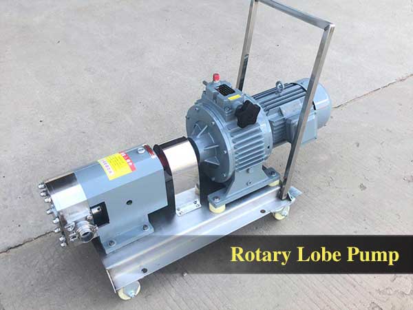 high viscosity lobe pump flow