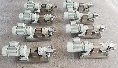sanitary stainless steel rotary lobe pump