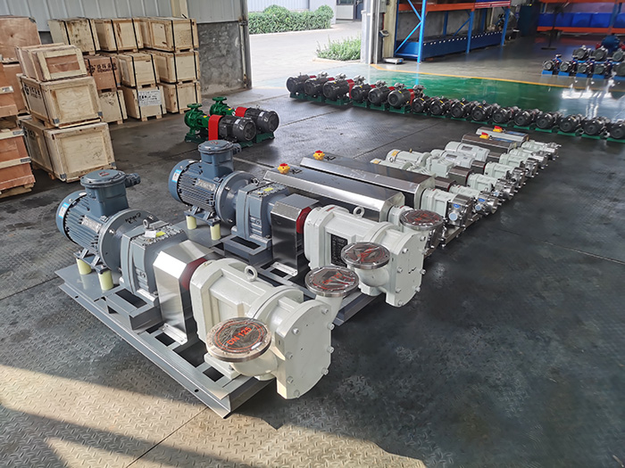 Food grade stainless steel rotary lobe pump